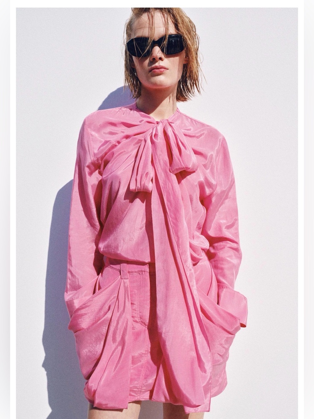ZARA CARGO SKIRT PINK MEDIUM - Picture 2 of 8